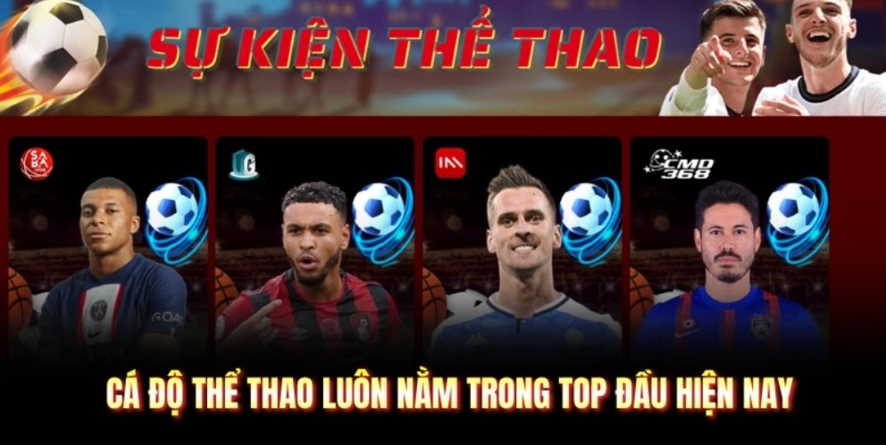Cá độ thể thao luôn nằm trong TOP đầu hiện nay
